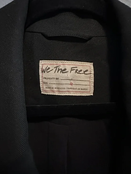 NWT Free People Block Party Cropped Blazer - Picture 3 of 6